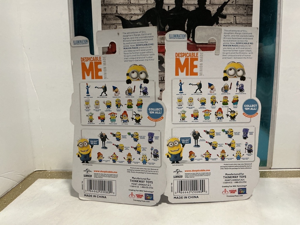 DESPICABLE ME MOVIE - 4-INCH WHIPPED CREAM/JELLY MINIONS B3 image