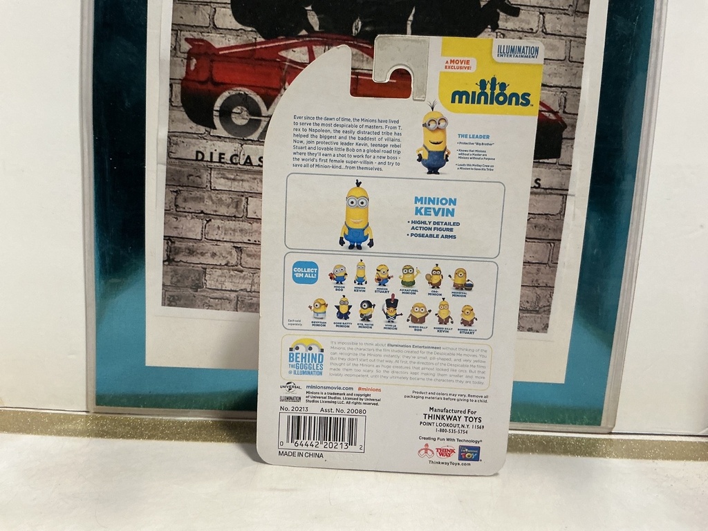 MINIONS MOVIE - 4-INCH MINION KEVIN  B3 image