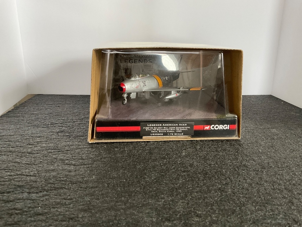 Corgi Legends US35803 F-86f-30 Sabre James Hagerstrom 67th FB Squadron 18th Fb. image