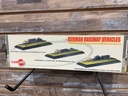 GERMAN RAILWAY VEHICLE PANZER TANKS FIGURINES CAN.DO DRAGON-1/144  WWII image