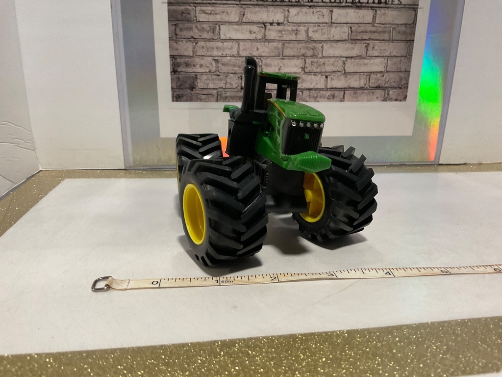 JOHN DEERE RUBBER WHEELS  PLASTIC MONSTER TRUCK   **NO BOX image