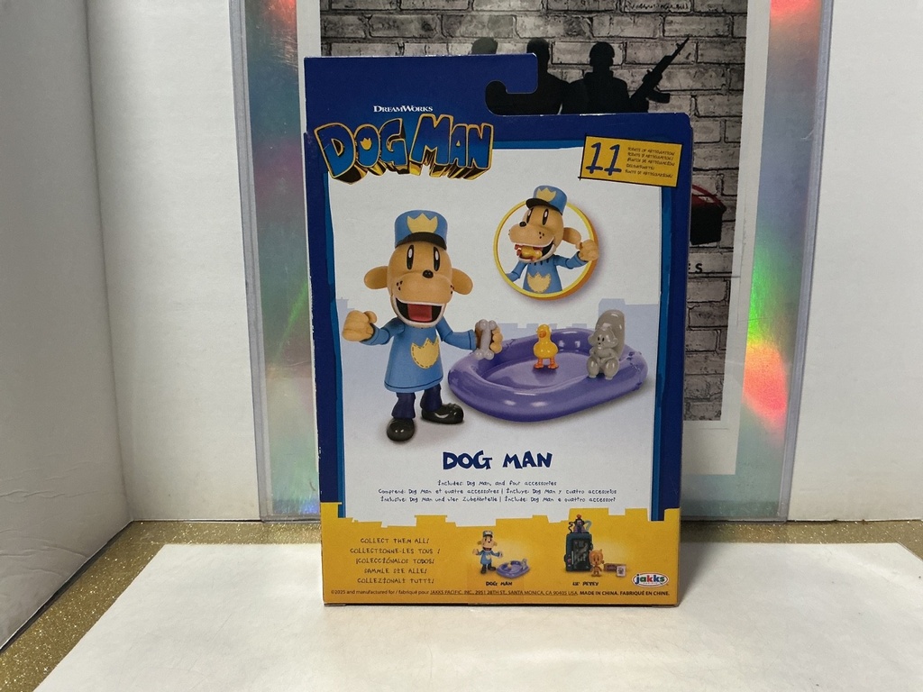 DREAMWORKS DOG-MAN W/ 4 ACCESSORIES image