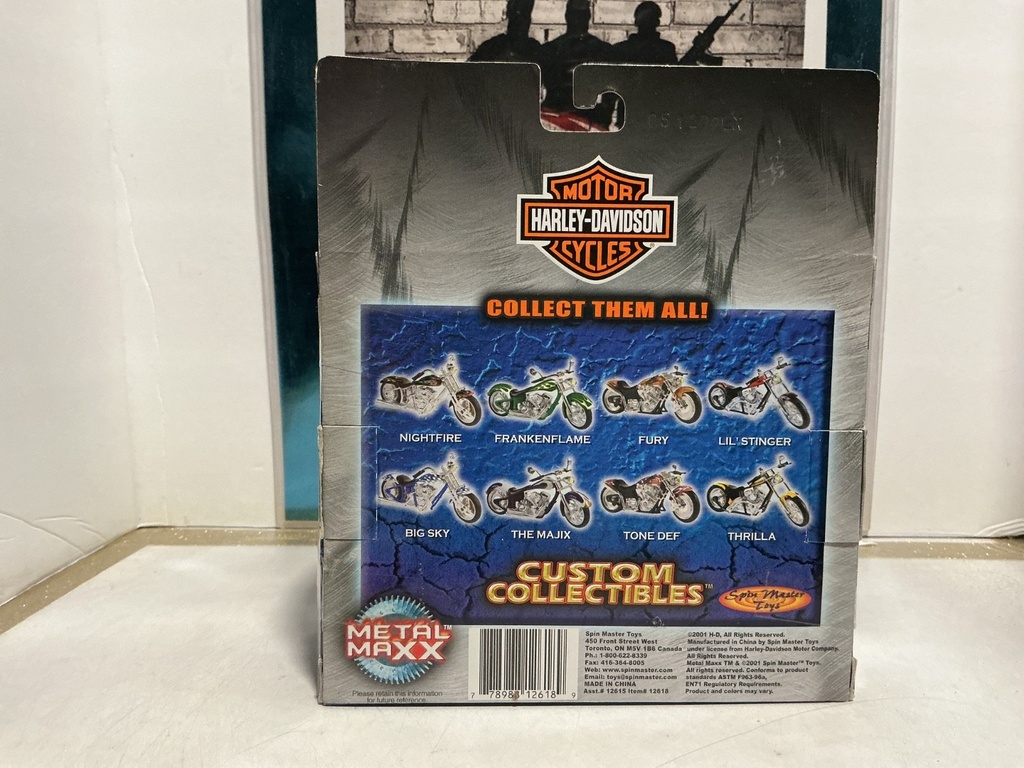 1/17 SCALE - METAL-MAXX/HARLEY-DAVIDSON FLSTF FAT-BOY image