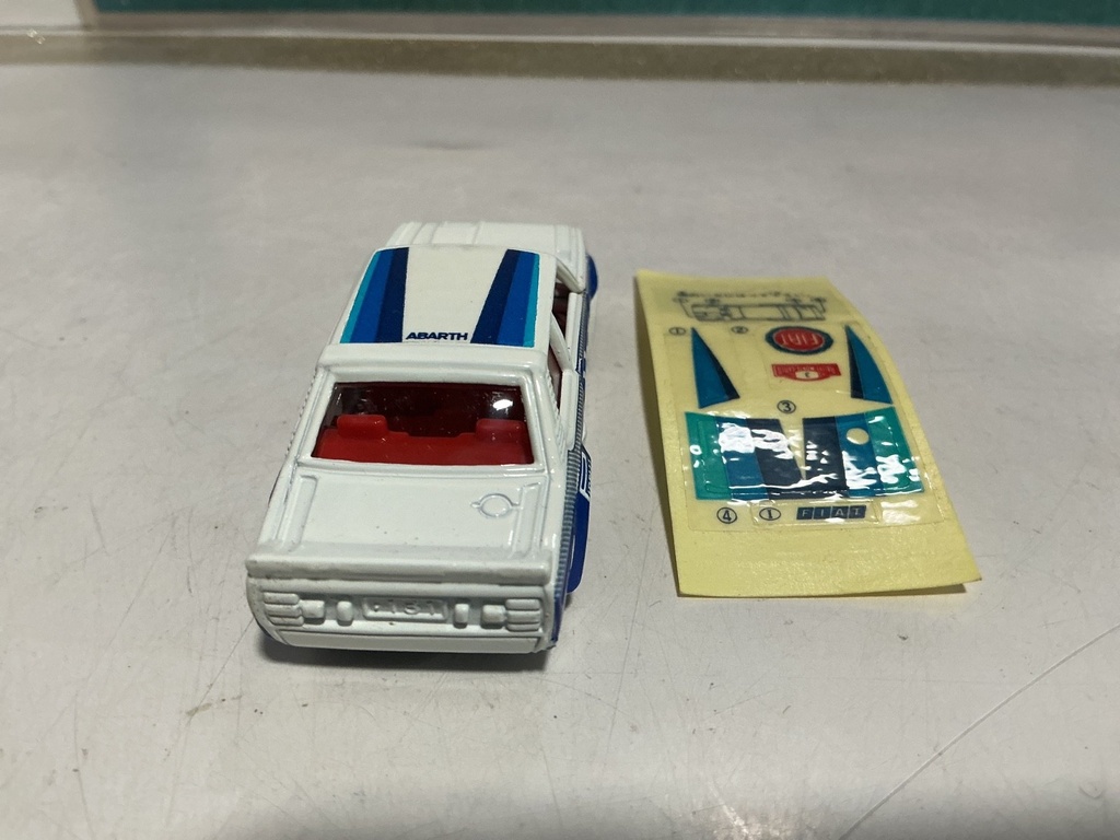1/60 TOMICA/ITALY - FIAT 131 ABARTH RALLY F11 image