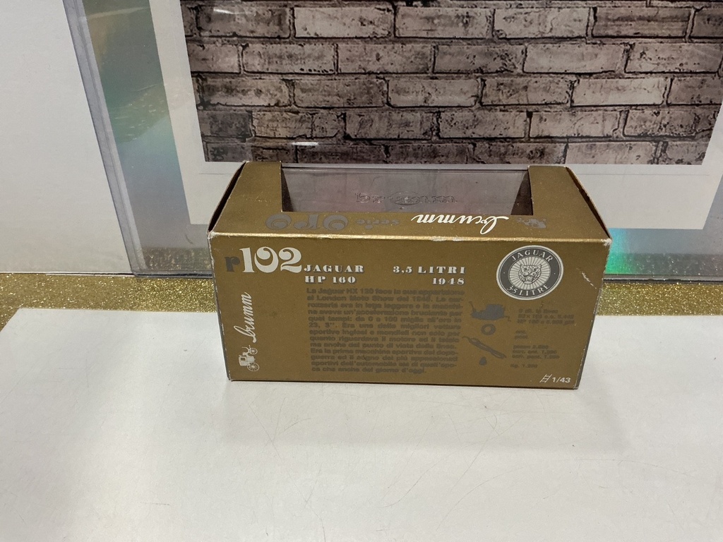 BRUMM - JAGUAR HP 160 3.5 LITRI 1948 [LOOSE CAR IN BOX] image