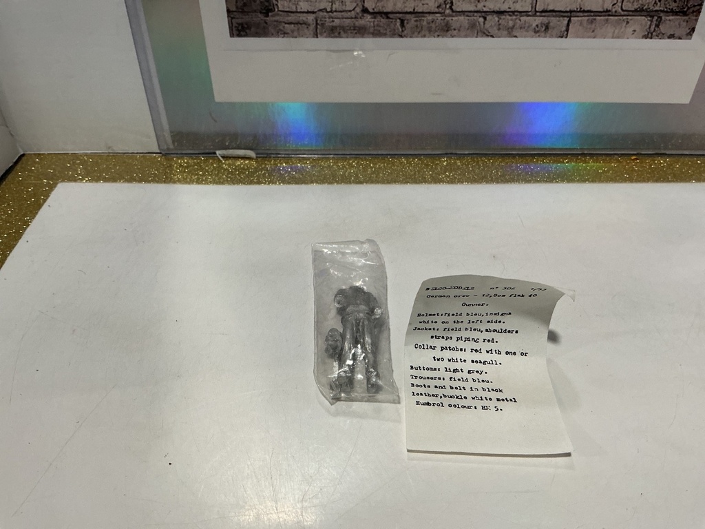 BELGO MODELS - GERMAN 12.8 CM GUN CREW N.306 [DAMAGED BOX] image