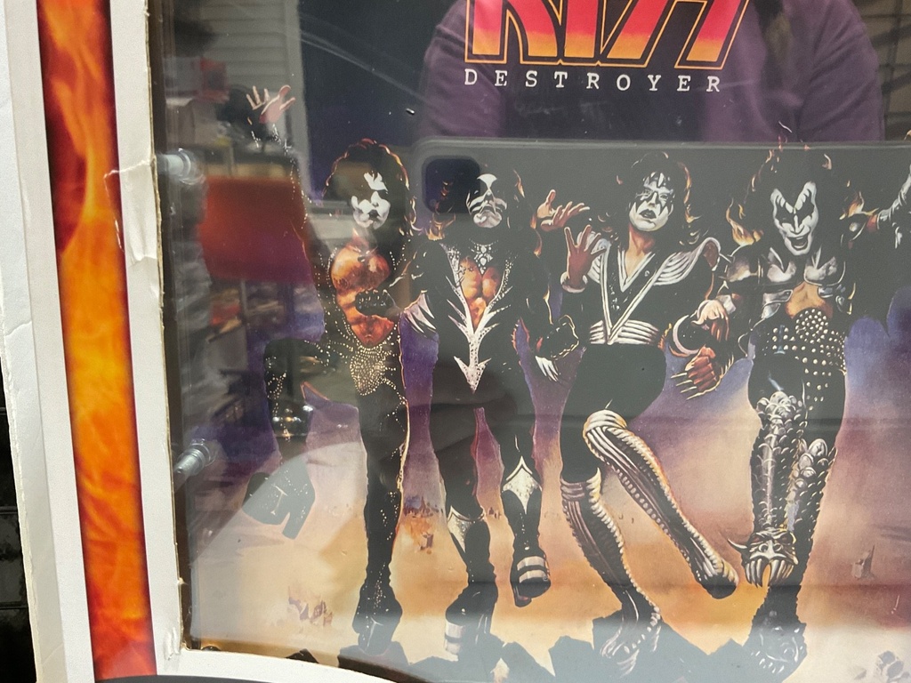 FUNKO POPS ALBUM KISS DESTROYER GLOW IN THE DARK EXCLUSIVE BOX DAMAGED image