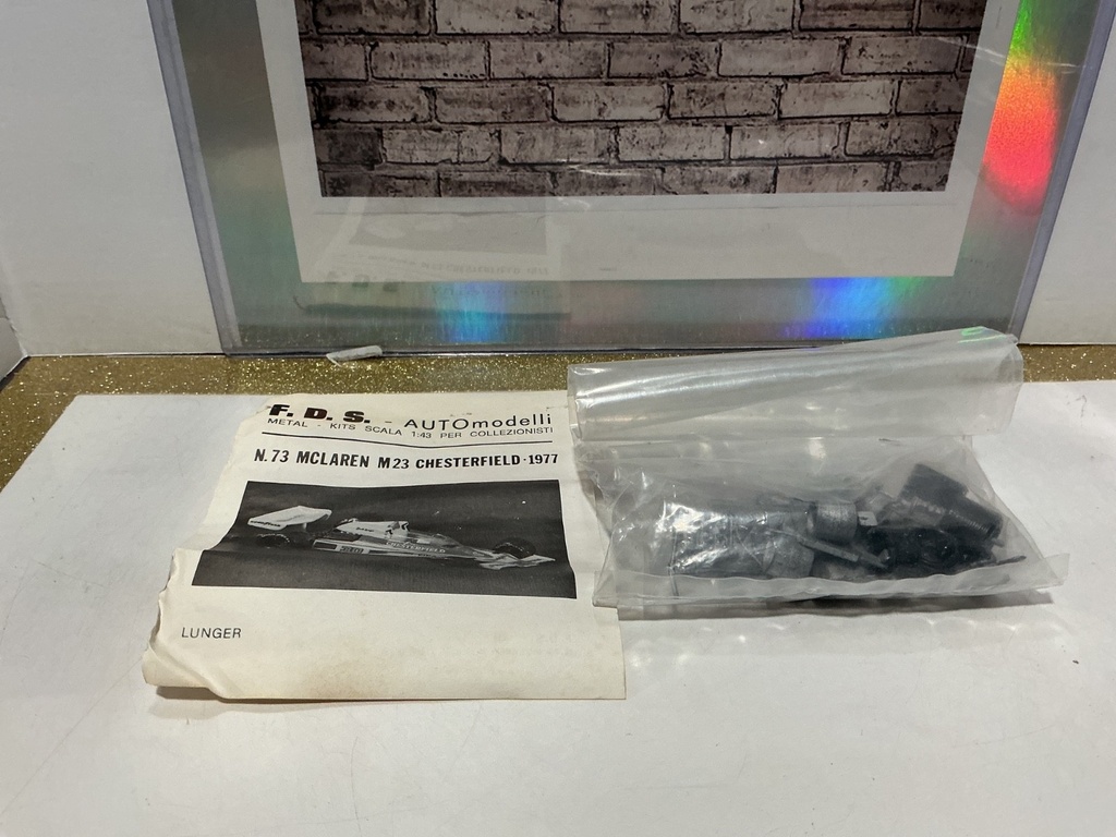 F.D.S. AUTOMODELLI - N.73 MCLAREN M23 CHESTERFIELD 1977 image