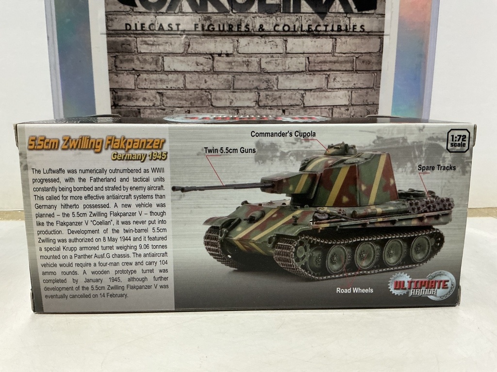 ULTIMATE ARMOR 1:72 5.5cm Zwilling Flakpanzer image