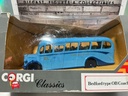 CORGI CLASSICS - BLUE ON GREEN BEDFORD TYPE OB COACH image