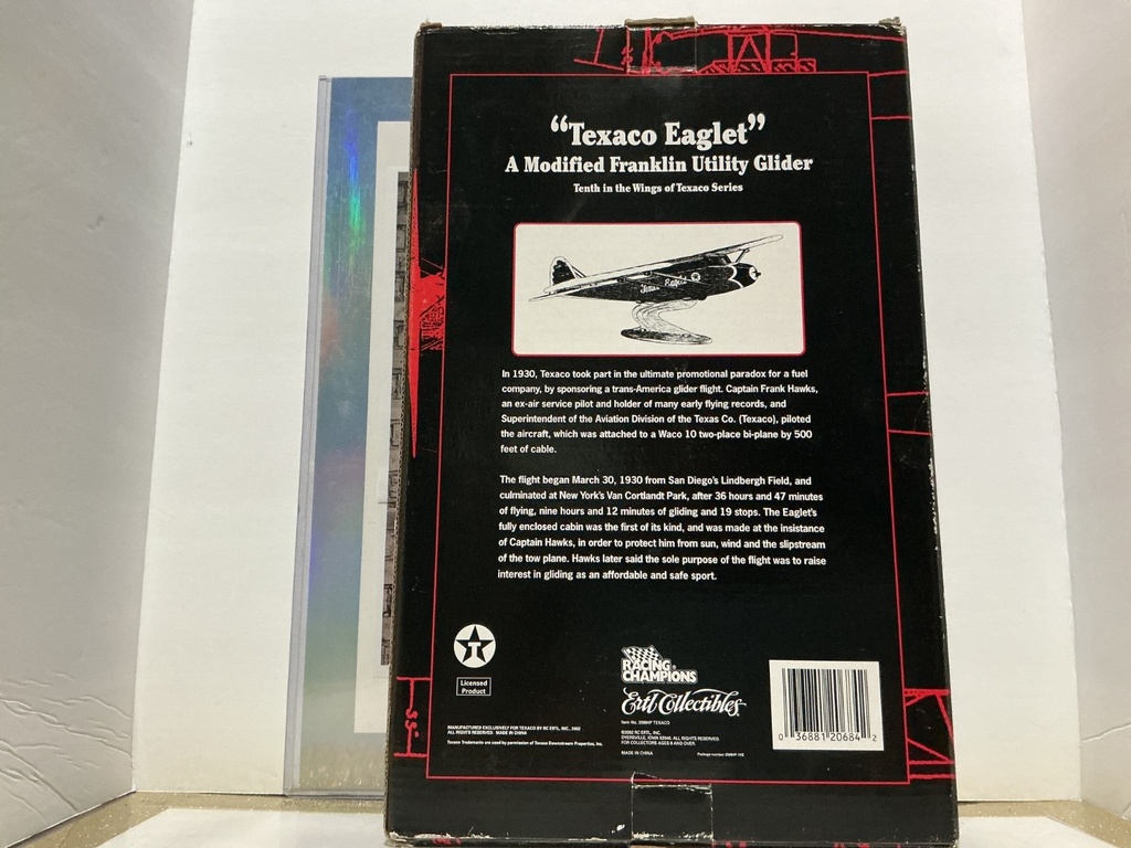 ERTL COLLECTIBLES - TEXACO EAGLET [A MODIFIED FRANKLIN UTILITY GLIDER] image