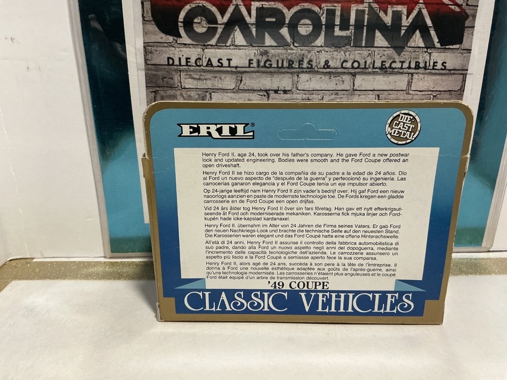 Ertl/Classic Vehicles - ‘49 COUPE [DIE-CAST METAL] image