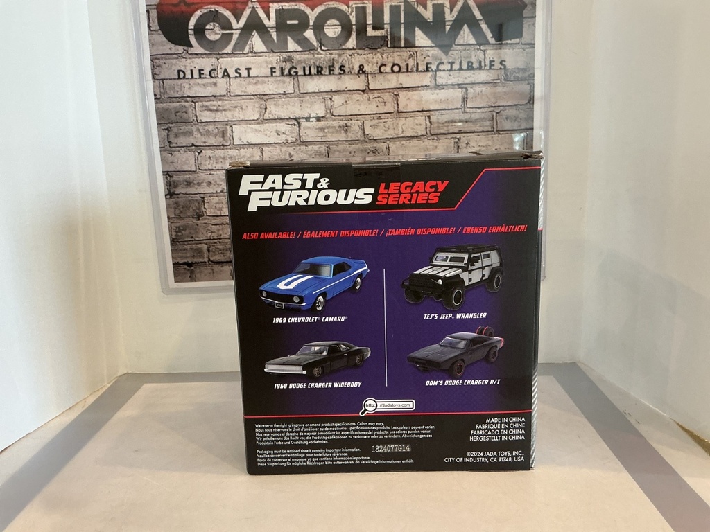 JADA DIE CAST- FAST & FURIOUS 1969 CHEVROLET CAMARO & 1968 DODGE CHARGER CARS image