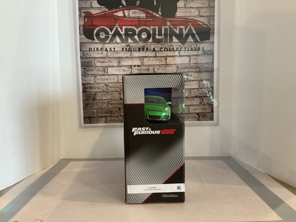 JADA DIE CAST- FAST & FURIOUS PORSCHE 911 GT3 & DOM’S CHEVROLET CHEVELLE SS CARS image