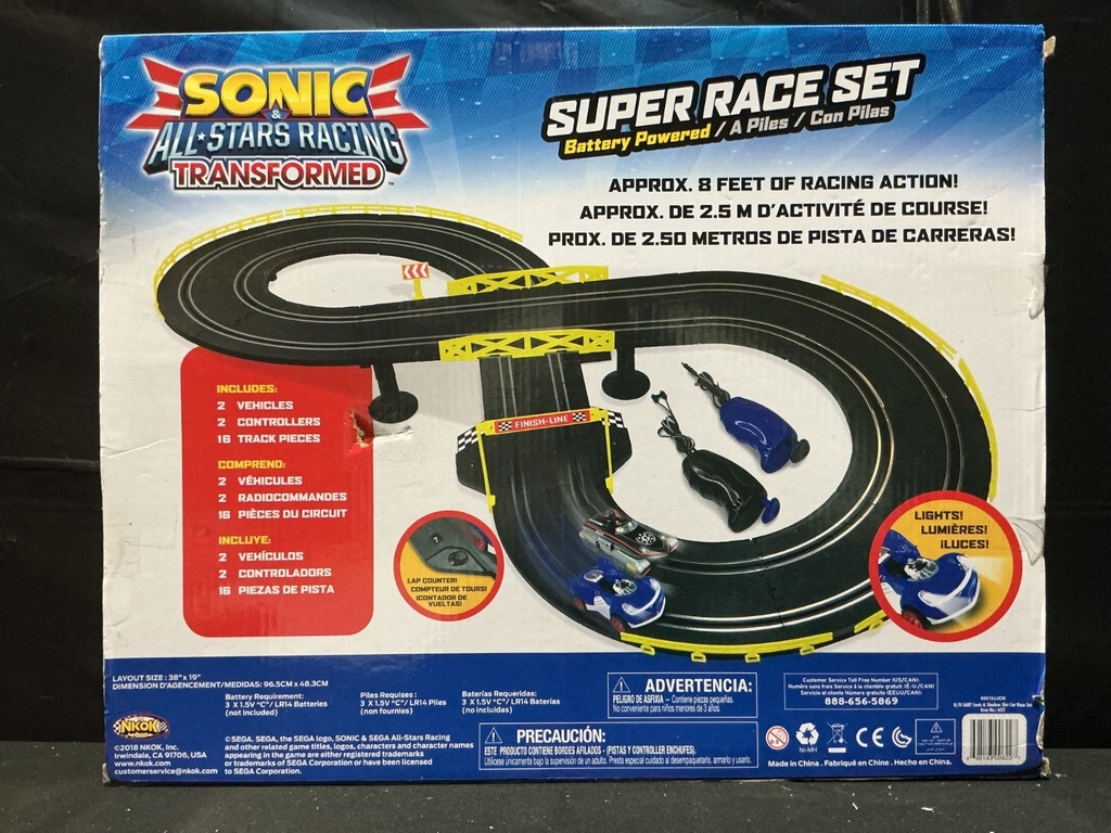 SONIC & ALL-STARS RACING TRANSFORMED SET - SONIC & SHADOW THE HEDGEHOG image