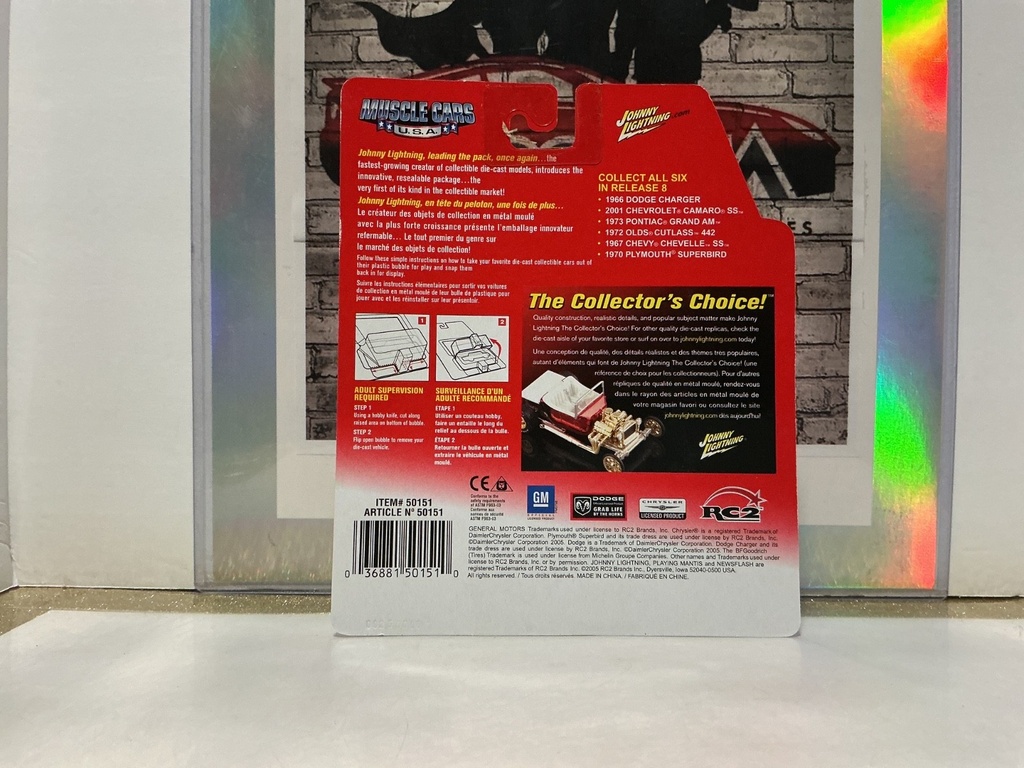 JOHNNY LIGHTNING - MUSCLE CARS U.S.A. - JACK & TERRI ULRICH 1966 DODGE CHARGER image
