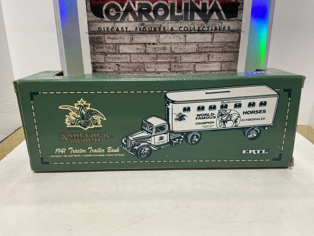 ERTL ANHEUSER BUSCH - 1941 TRACTOR TRAILER BANK image