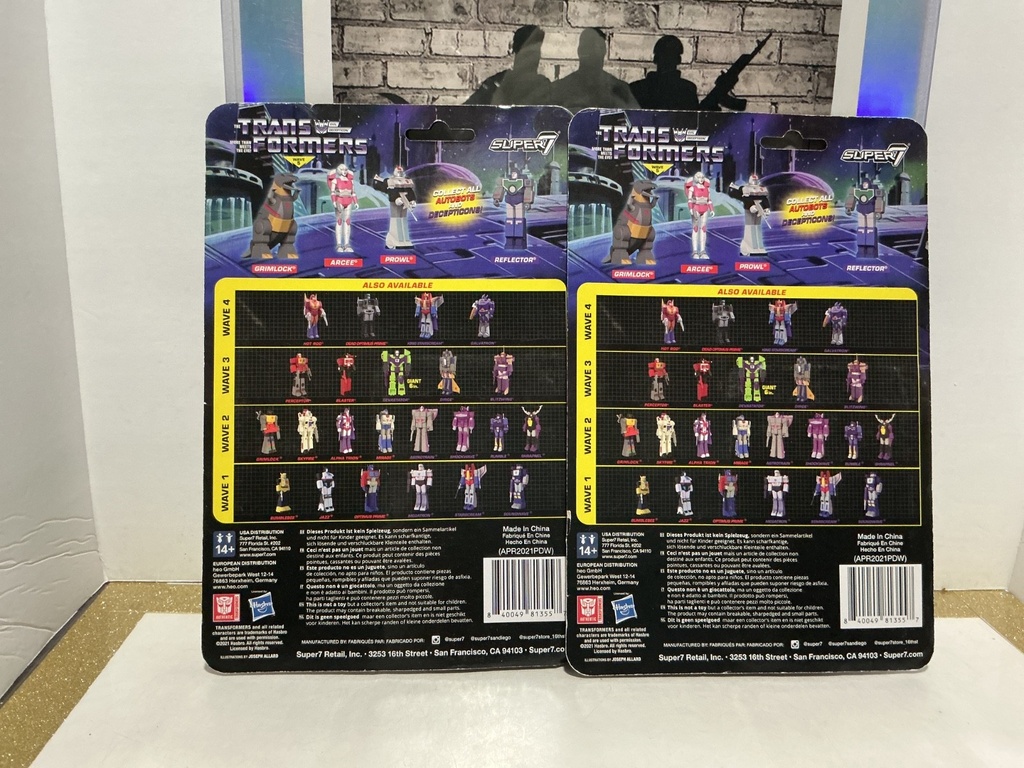 SUPER7 - TRANSFORMERS: MEGATRON GOLDEN [2 PACK] image