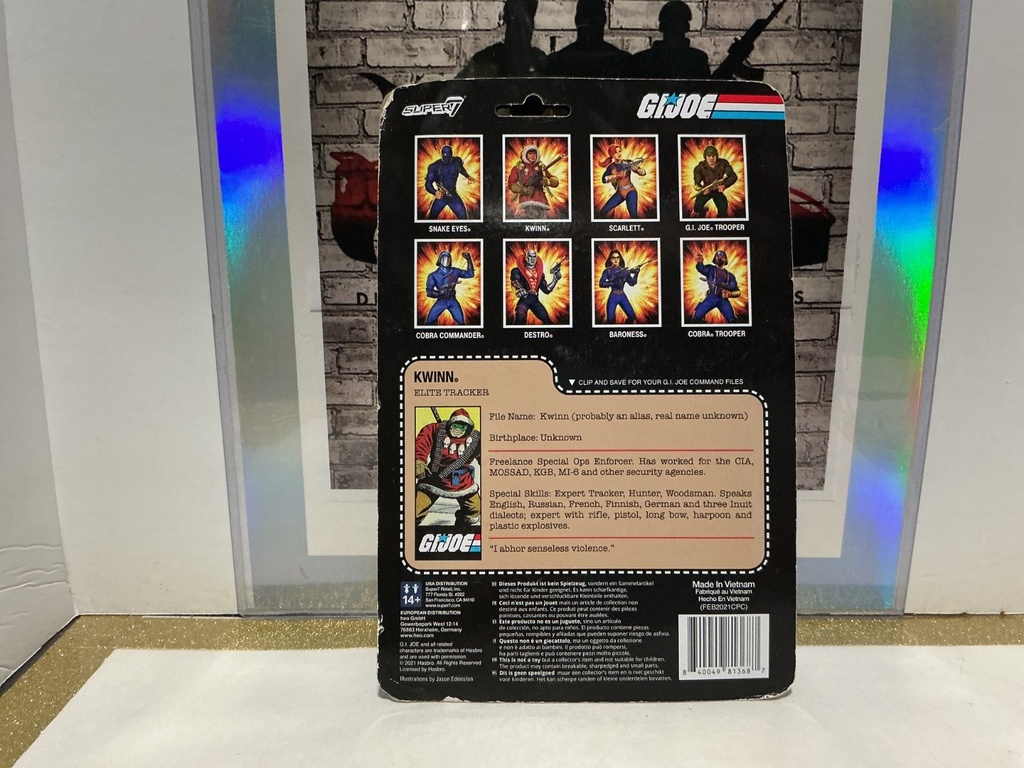 SUPER7 - G.I. JOE KWINN ELITE TRACKER image
