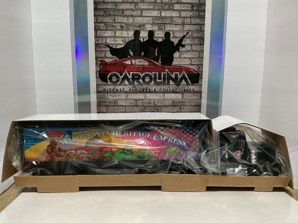 A.M.A LIMITED EDITION 18-WHEEL BOX TRAILER TRUCK COINBANK 75TH ANNIVERSARY image