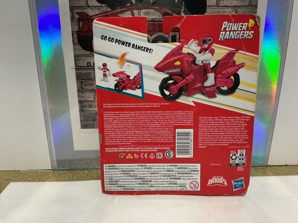 POWER RANGERS - BIKE AND RED RANGER image