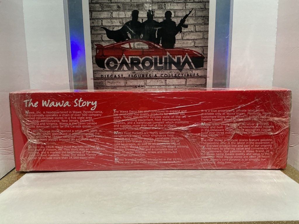 TAYLOR MADE TRUCKS WAWA CAR CARRIER TRUCK WITH LIGHTS [SEALED] image
