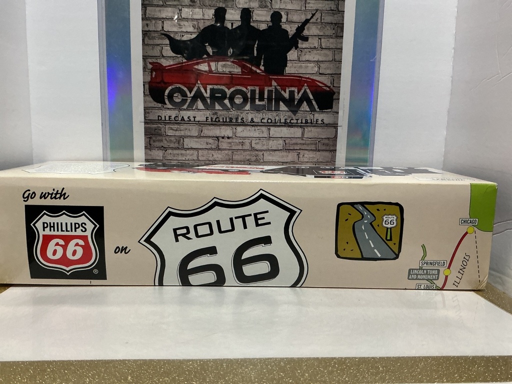 PHILLIPS 66 2001 CREDIT CARD EDITION CAR CARRIER TRUCK W/ RACE CAR image