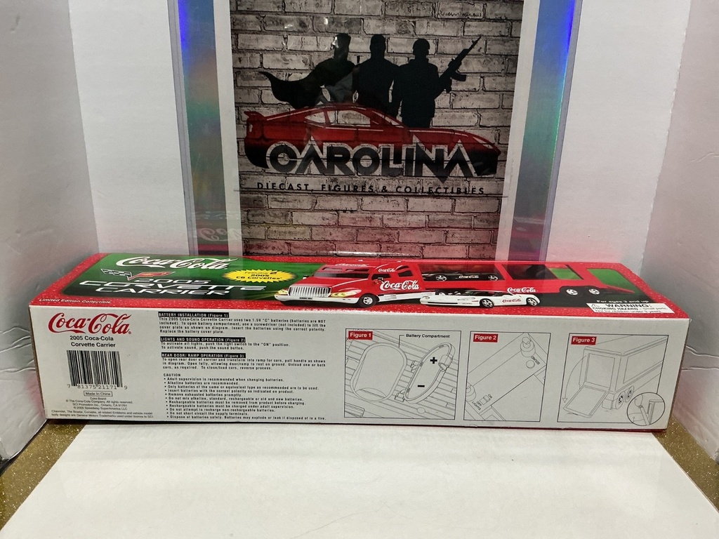 COCA-COLA 2005 CORVETTE CARRIER [BATTERY OPERATED LIGHTS, AND SOUNDS] image