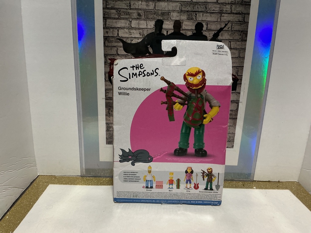 JAKKS - THE SIMPSONS - GROUNDSKEEPER WILLIE [BOX DAMAGED] image