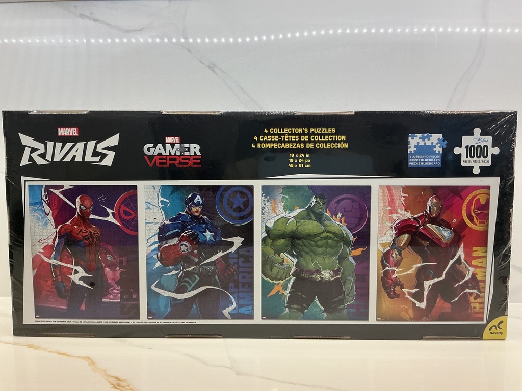 AC NOVELTY - MARVEL’S RIVALS/GAMER VERSE 1000 PIECE PUZZLES OF 4 image