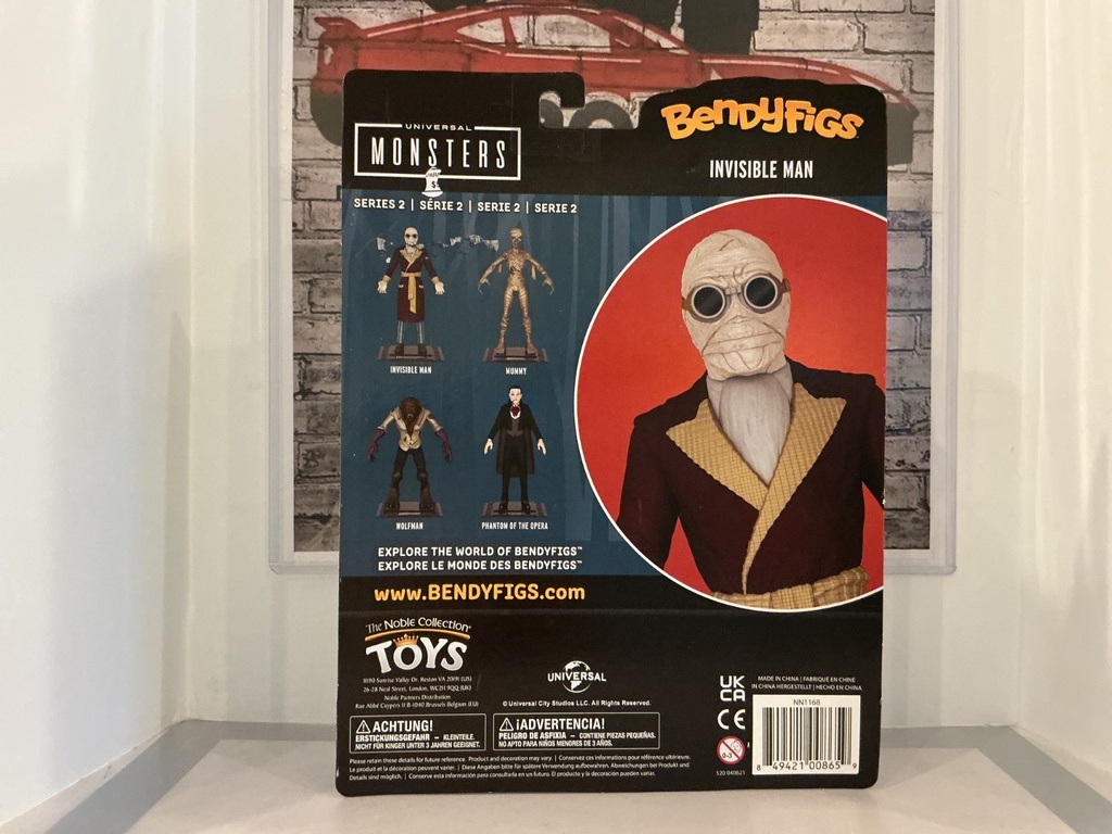 BENDYFIGS [UNIVERSAL MONSTER] INVISIBLE MAN image