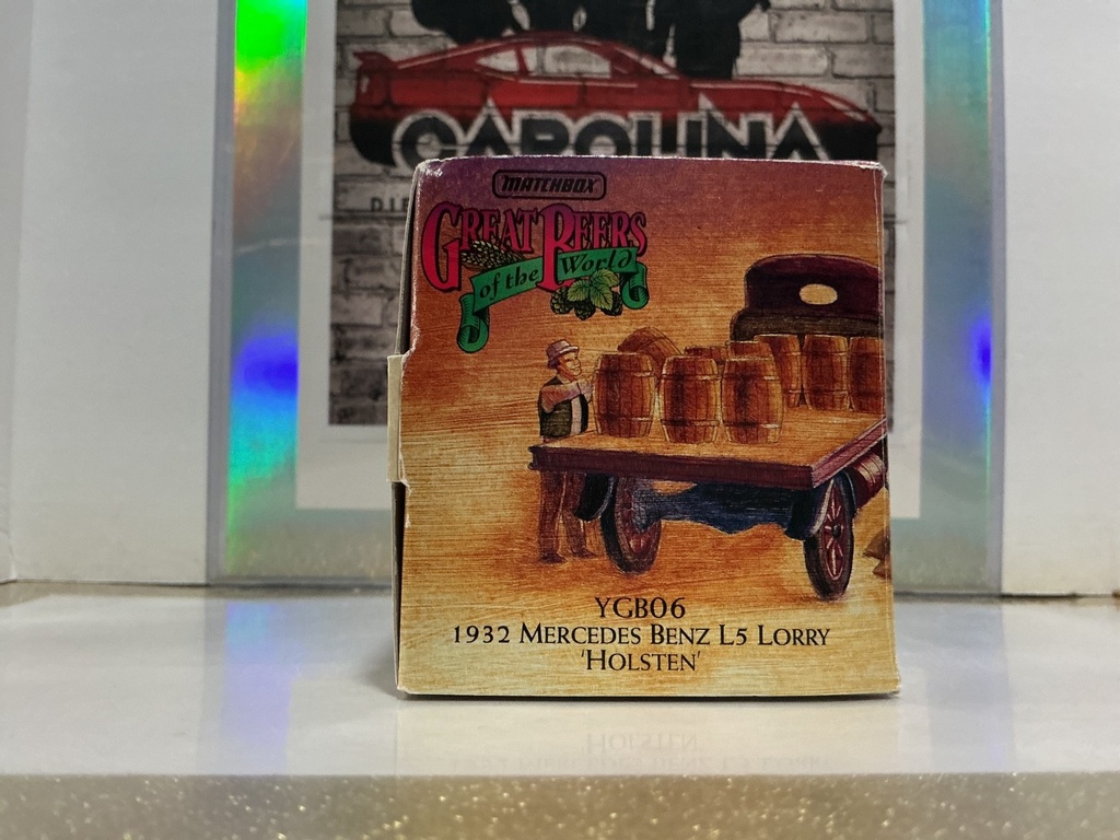 Matchbox - GREAT BEERS OF THE WORLD SERIES - YGB06 1932 MERCEDES BENZ L5 LORRY image
