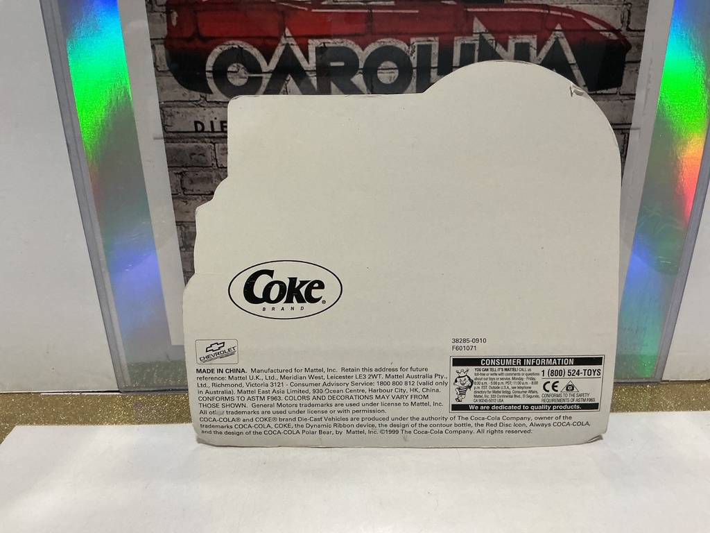 COCA-COLA/MATCHBOX - CHEVY BEL AIR & CAMARO SS CONVERTIBLE image