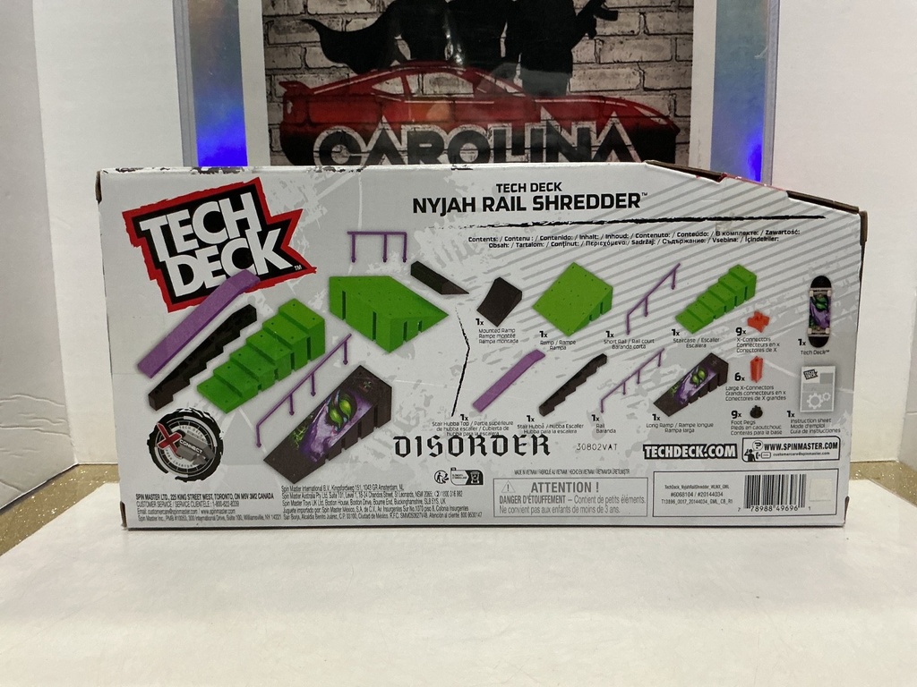 TECH DECK - NYJAH RAIL SHREDDER WITH DISORDER SKATEBOARD image