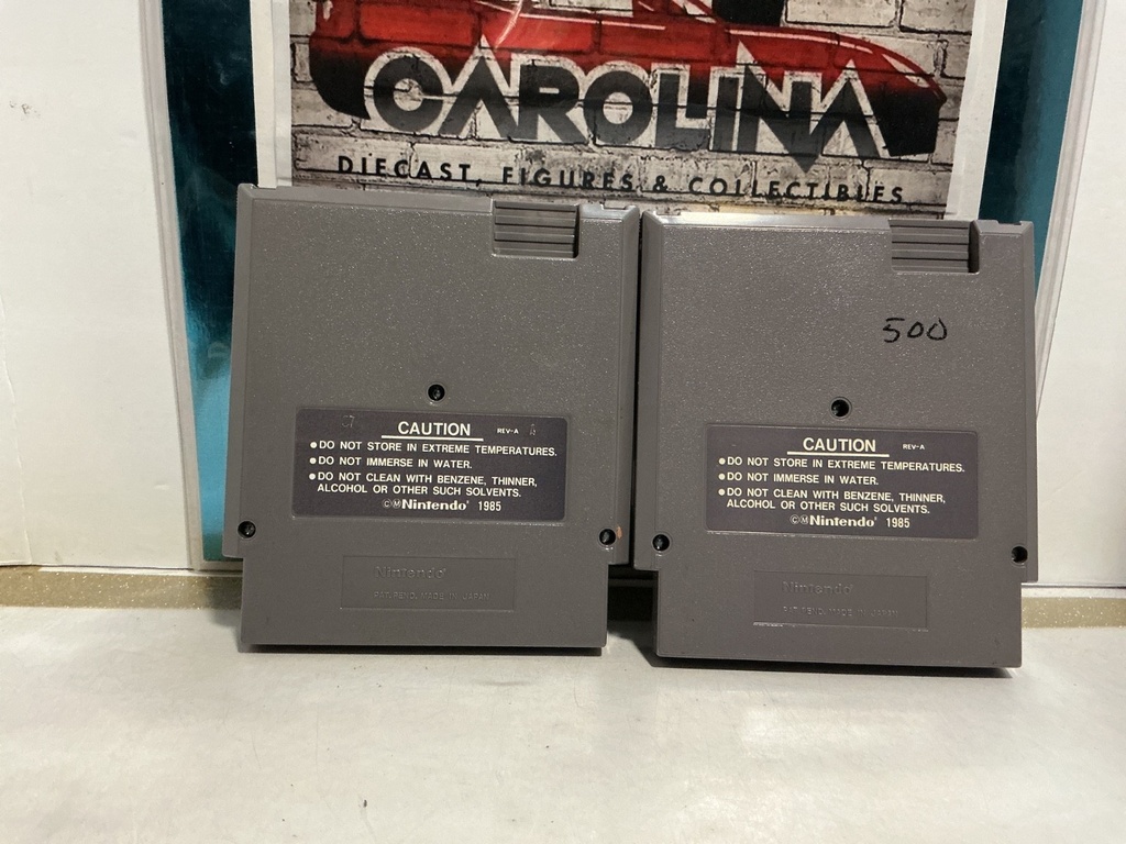 NINTENDO NES SYSTEM - SUPER MARIO BROS 2 & 3 WITH BLACK SLEEVES CARTRIDGES image