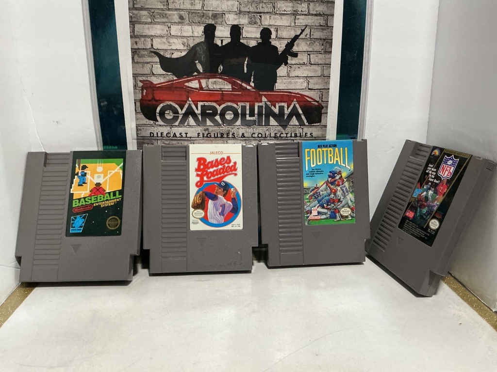 NINTENDO 4 PIECE SET OF SPORT NES SYSTEM CARTRIDGES image
