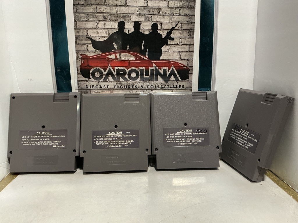 NINTENDO 4 PIECE SET OF SPORT NES SYSTEM CARTRIDGES image