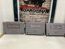 NINTENDO 3 PIECE SET OF SNES SYSTEM CARTRIDGES image