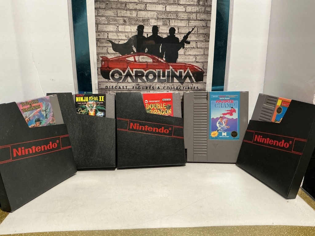 NINTENDO 5 PIECE SET OF NES SYSTEM CARTRIGES image
