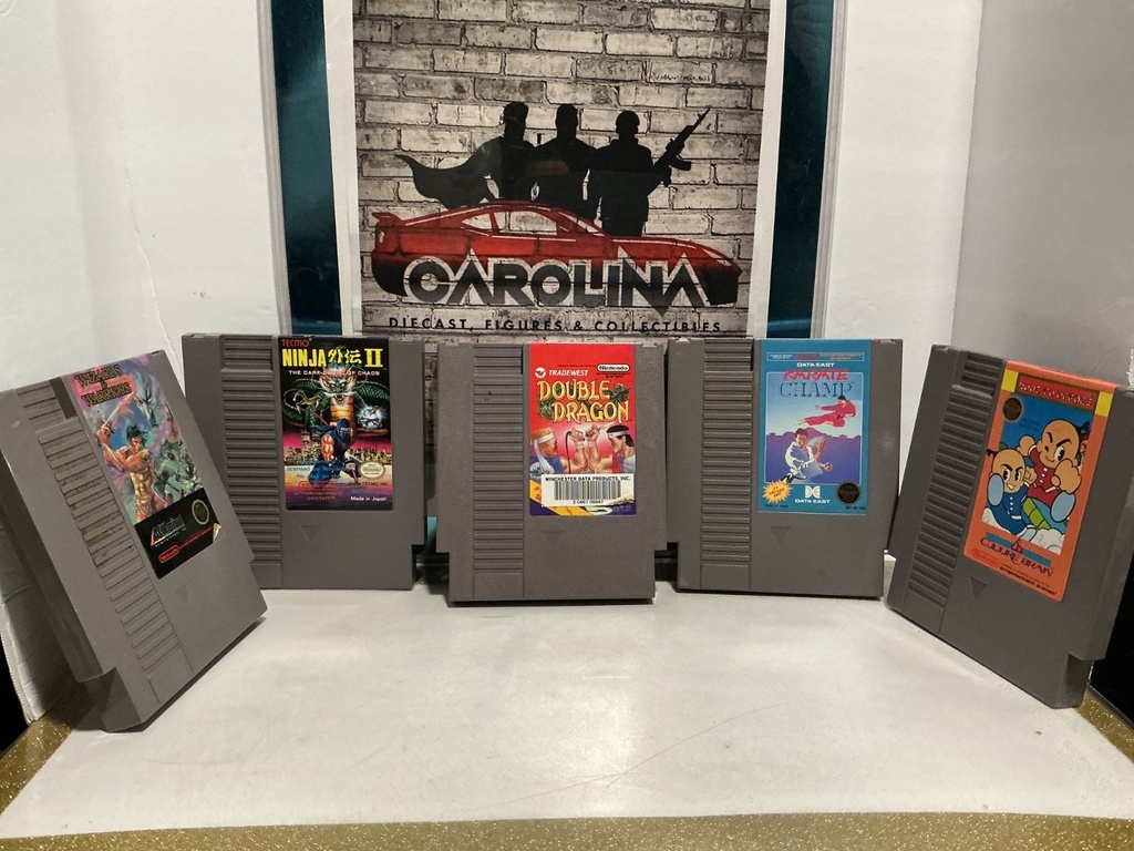 NINTENDO 5 PIECE SET OF NES SYSTEM CARTRIGES image