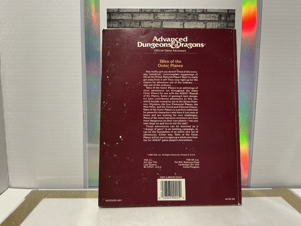 ADVANCED DUNGEONS & DRAGONS - TALES OF THE OUTER PLANES [NO SEAL] image