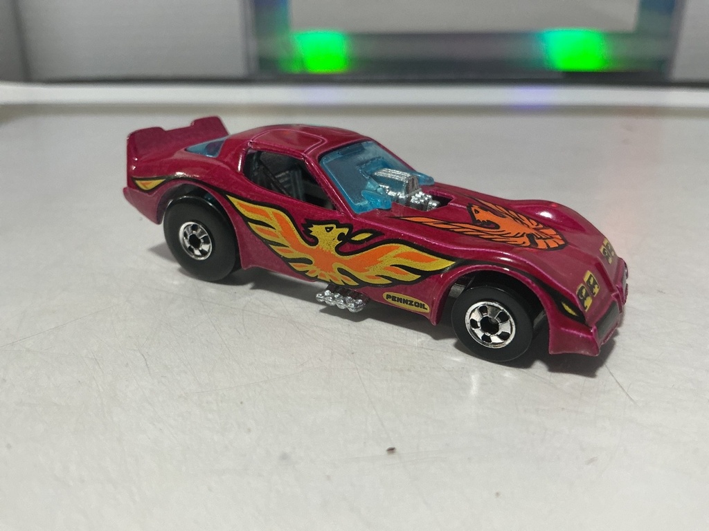 1/64 HOTWHEELS MATTEL 1977 PONTIAC TRANS AM FIREBIRD FUNNY CAR - HONG KONG MINT image
