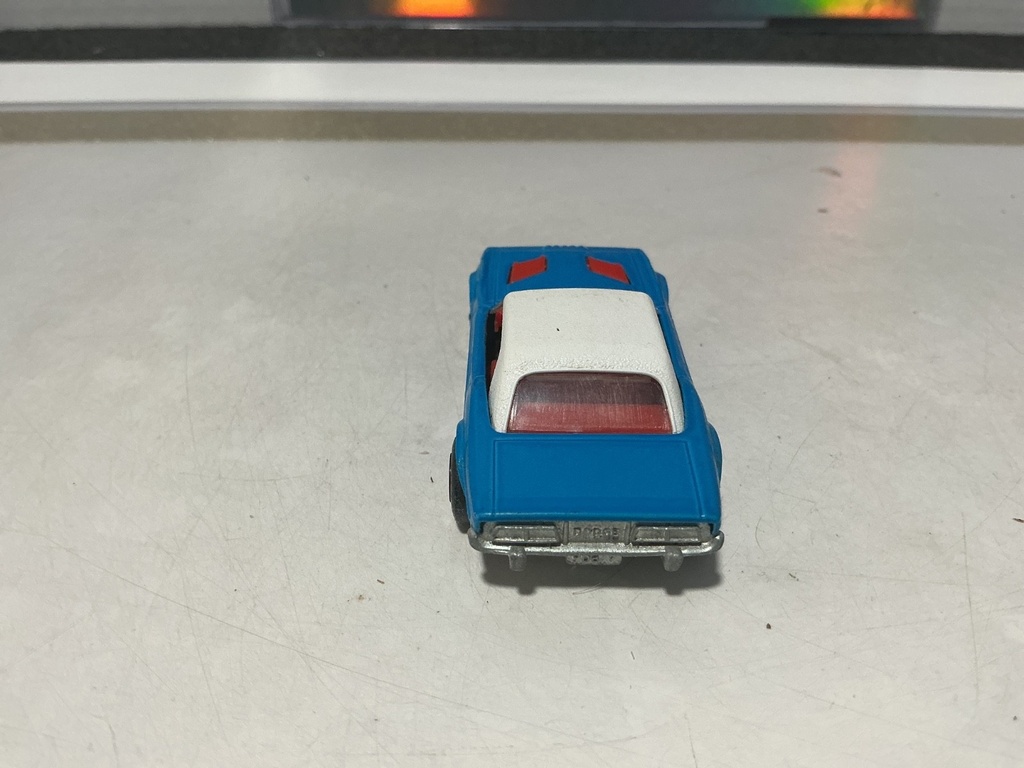 1/64 MATCHBOX LESNEY SUPERFAST 1975 DODGE CHALLENGER NEAR MINT - MADE IN ENGLAND image