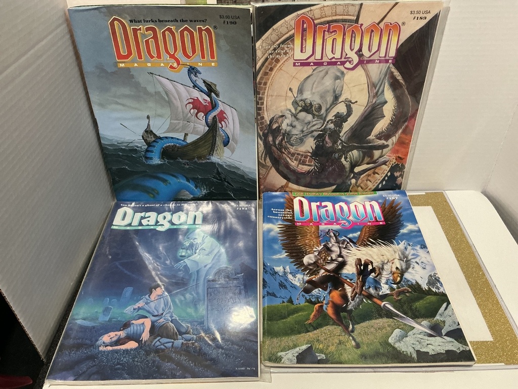 Dragon Magazines - #174 , 189 , 173 , 187 image