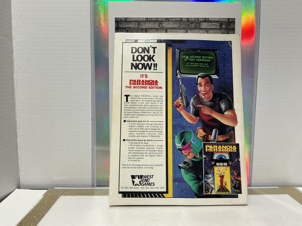 DIFFERENT WORLDS - JOURNAL OF ADVENTURE GAMING - ISSUE NO. 46 1987 image