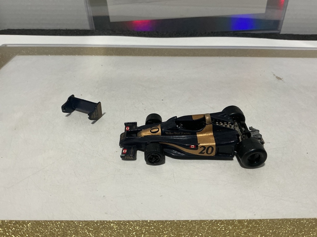 1/43 WESTERN MODELS - JODY SCHECKTER WOLF WR1 - MADE IN ENGLAND [BROKEN SPOILER] image