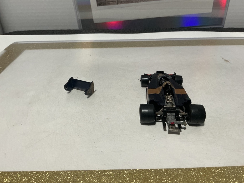 1/43 WESTERN MODELS - JODY SCHECKTER WOLF WR1 - MADE IN ENGLAND [BROKEN SPOILER] image