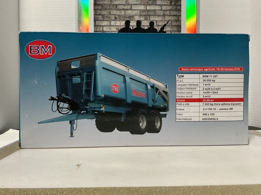 1/32 MAUPU BBM 71 26T EVO HIGH DUMP TRAILER image