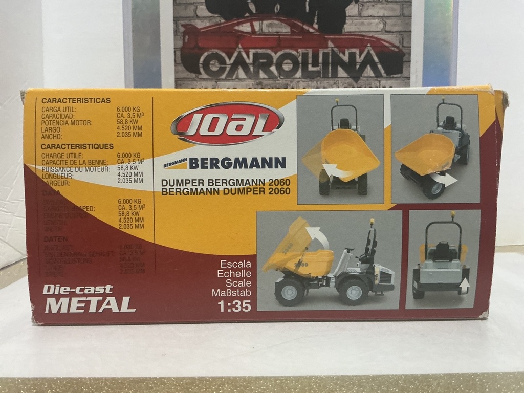 1/35 JOAL BERGMANN DUMPER 2060 BOX DAMAGE image