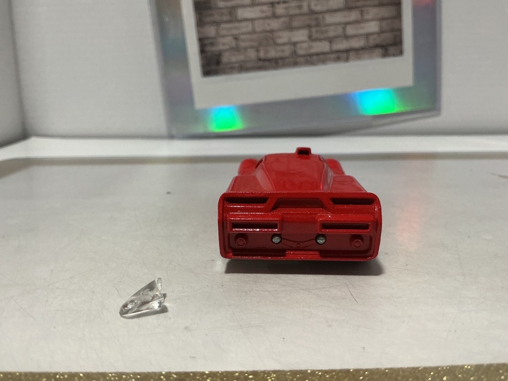 1/43 POLITOYS NO. 586 FORD GTJ MADE IN ITALY [HEADLIGHT PIECE BROKEN OFF] image